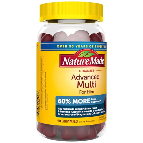 Nature Made Advanced Multivitamin Gummies for Him