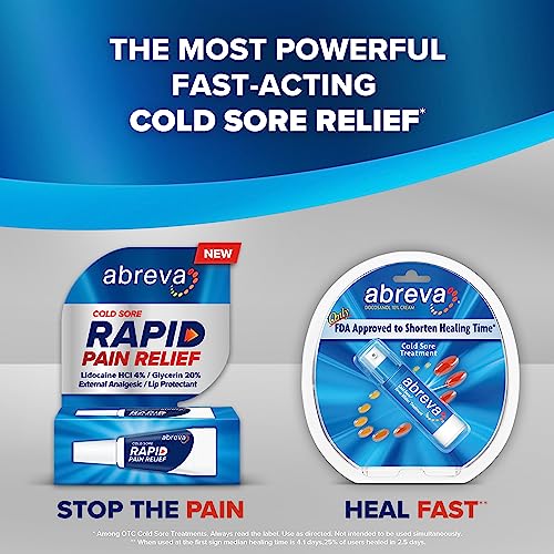 Abreva Cold Sore Rapid Relief Treatment - 0.423oz