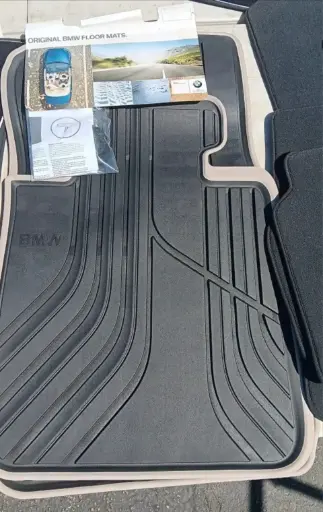 Car Mats BMW Black fully Rubber