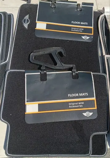 Car Mats Mini Cooper Black (Set of 4)