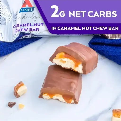 Caramel Nut Chew Bar