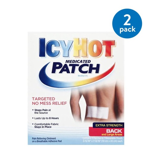 Icy Hot Medicated Patch Back - Large - 5ct