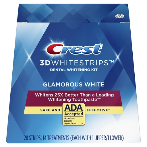 CREST 3D WHITE - WHITESTRIPS GLAMOROUS WHITE 14 Whitening Treatments