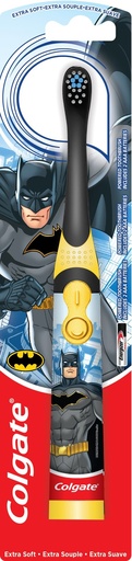 Colgate Kids Batman Battery Toothbrush  Extra Soft  Children 3+  1 Pack