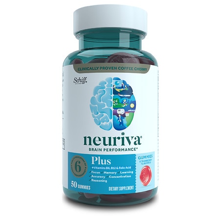 Neuriva® Plus Brain Health Support Strawberry Gummies, with Phosphatidylserine - 50 Ea