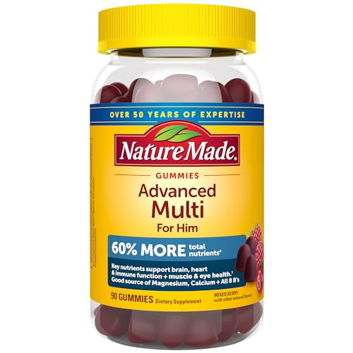 Nature Made Advanced Multivitamin Gummies for Him